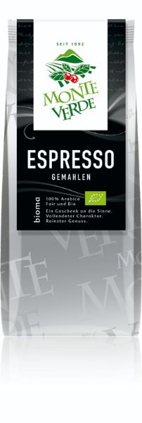 Bild von Espresso Monte Verde, 250g gemahlen, 100% Arabica